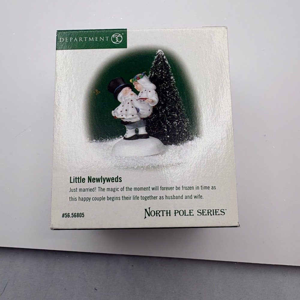 Department 56 North Pole Series Little Newlyweds Christmas Village 56.56805 - Picture 5 of 6